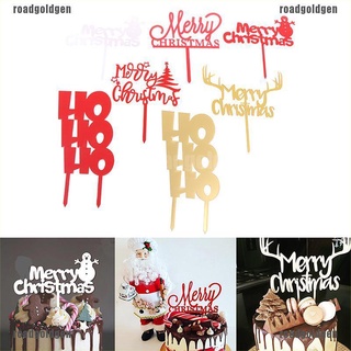 roco feliz navidad decoración de tartas fiesta postre topper cupcake diy decoración de fiesta 210824