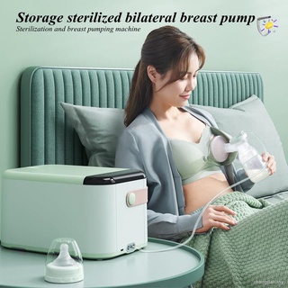 Extractor de leche eléctrico bilateral tipo de almacenamiento materno posparto silencioso e indoloro automático extractor de leche de alta succión