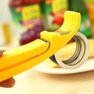 utensilios de cocina cortador de plátano de acero inoxidable corte jamón cortador de salchichas (5)