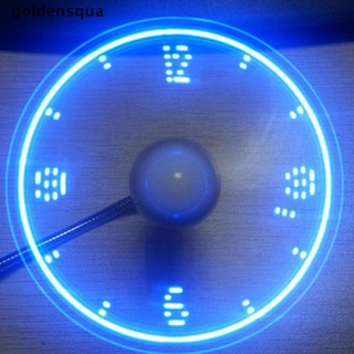 [goldensqua] pantalla de mano mini ventilador usb portátil gadgets flexible led reloj fresco para laptop pc [goldensqua] (1)