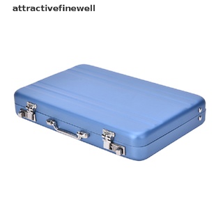[attractivefinewell] mini lindo maletín con contraseña, estuche para tarjetas bancarias, (4)