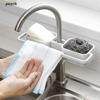 [pepik] fregadero de cocina grifo esponja jabón almacenamiento organizador de tela estante de drenaje estante [pepik]