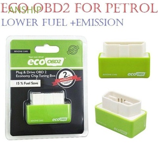 ANSHIP Efficient Gas-Saving For Petrol Cars Car Fuel Saver ECO Nitro EcoOBD2 Original Full Chips Economy Save Benzine Diesel Save More Power Chip Tuning Box/Multicolor