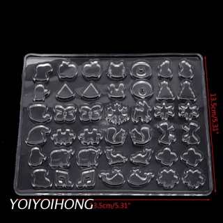 Yoi - pendientes de silicona transparente para hacer joyas de resina, molde para bricolaje (1)