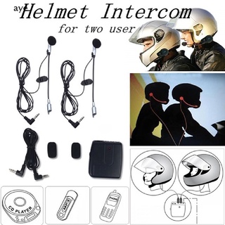 aye Motorcycle Helmet Interphone Walkie Talkie Communication Intercom Headphone .