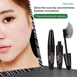 ✪Tworsen 8ml Mascara Waterproof Long Lasting Black Eyelash Extension Liquid Mascara for Women