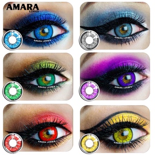 Lentes de contacto AMARA serie Bella Color Cosplay lentes de contacto de Color ojo 1 par