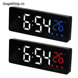 b.co electrónico silencioso reloj despertador led smart escritorio alarma temporizador pantalla digital mesa de sincronización equipo de sala de casa dormitorio (1)
