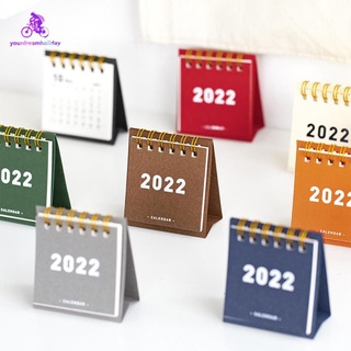 2022 simple escritorio papel simple calendario dual diario planificador de mesa planificador anual Agenda organizador YOURDREAM
