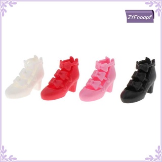 4 Pares De 11 Pulgadas BJD Muñecas Zapatos Para 1/6 Blythe BB Momoko Azone Accesorios (4)