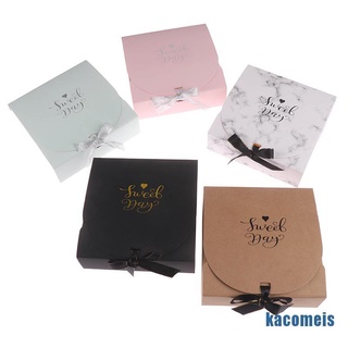[KACM] Creative Marble Style Gift box Kraft Paper DIY Candy box Valentine's Day Gift OEIS
