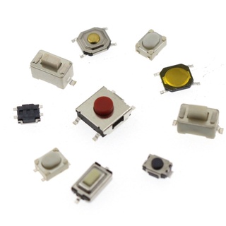 foxyy 250 Unids/Lote Interruptor Táctil/Micro/Botones Pulsadores Interruptores De 10 Tipos Surtidos Kit Para De Parche DIY (6)