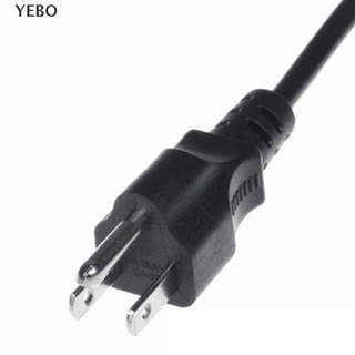 [yebo] us plug 3-prong portátil adaptador cable de alimentación cable de cable de cable de alimentación de 3 pines cargador de ca adaptador co