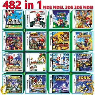 3Ds tarjeta de juego 482in1 juego de colección para Nintendo 3DS NDS DS DSI Zelda Pokemon