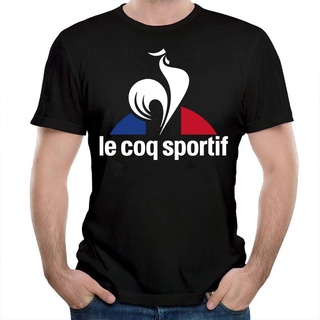 Le Coq Sportif impreso para hombre camiseta de algodón primavera verano manga corta pareja camisetas cuello redondo Tops