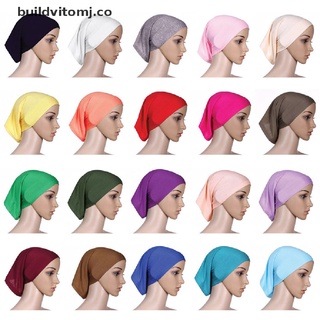 (new) Islamic Muslim Women's Head Scarf Cotton Soft Underscarf Hijab Cover Headwrap buildvitomj.co
