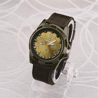 Reloj para hombre Correa de nailon tejida Reloj militar de moda para hombre (4)