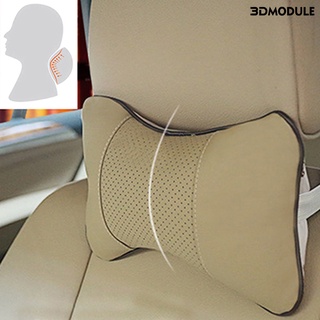 3dmodule reposacabezas agujero-digging cuello apoyo de cuero sintético Auto almohada de seguridad para coche (8)