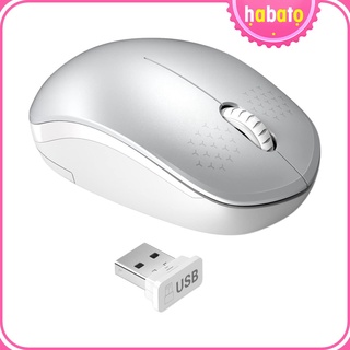 Mouse inalámbrico 2.4g ratones con Receptor Usb Para Pc computadora Tablet blanca