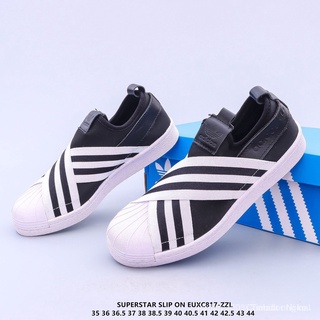 Señora Ocio Hombres Colorrer al tenis Mostrador especial Original Adidas Superstar Slip-On Shoes