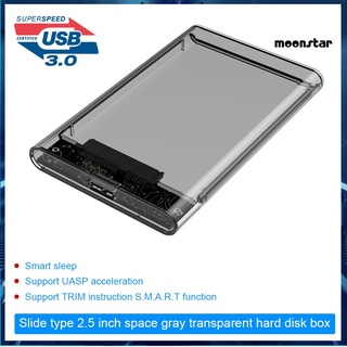 MR USB 3.0/2.0 5Gbps 2.5inch SATA External HDD SSD Enclosure Hard Disk Drive Case (1)