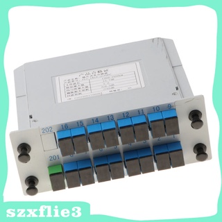 [SHASHA] 1 paquete SC/UPC interfaz 1X16 PLC fibra óptica divisor hoja tipo de inserción