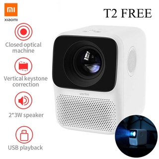 Xiaomi Wanbo T2 Free/Max proyector Lcd Led soporte 1080p Vertical Keystone corrección Portátil Theater Home proyector (1)