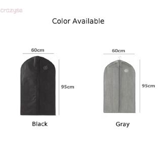 Alta calidad 60*95cm 2 colores negro/gris transpirable no tóxico viaje cremallera bolsa traje ropa abrigo Protector cubierta de polvo (5)
