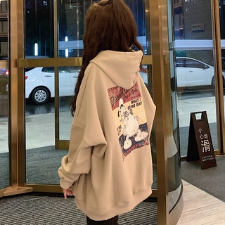 japonés vintage suéter de las mujeres 2020 otoño e invierno más terciopelo grueso suelto coreano ins marea chic hong kong sabor super fire chaqueta