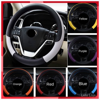 Cubierta De rueda De conducción De coche apta Para 99% coches, Suv Modelos Toyota Honda, Bmw, Mercedes Mazda y otros Modelos, 8 colores están disponibles