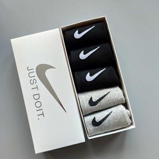 Promotion Calcetines de baloncesto Nike auténticos originales 5 pares de calcetines de baloncesto unisex de algodón cherry01_co (5)