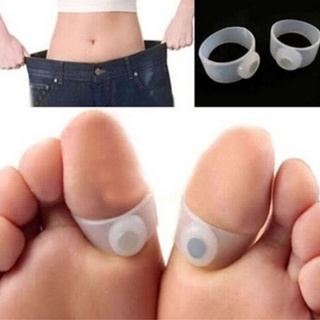 sanglepp cómodo de usar terapia magnética dedo del pie nueva moda punta anillos cuerpo magnético adelgazar salud peso regalo para mujeres hombres fácil de usar producto de pérdida de silicona (9)