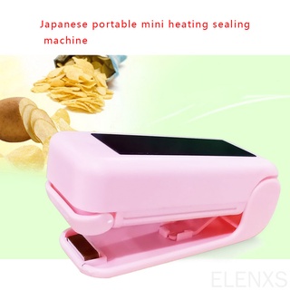 Máquina de sellado eléctrico Mini sellador de calor portátil de alimentos frescos sellador de Clip bolsa de almacenamiento sellador ELEN