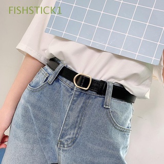 Fishstick1 moda de lujo nuevo diseñador femenino Jeans decorativos mujeres cintura correa de cuero PU cinturones/Multicolor