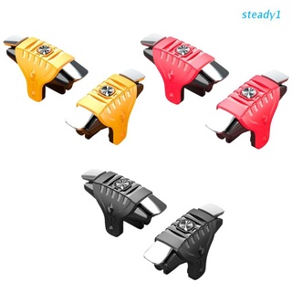 steady1 - controlador de juego móvil, gatillo plegable de latencia cero, gatillo móvil plug and play compatible con pubg, cuchillos