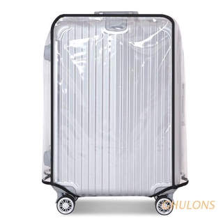 ghulons - funda protectora de equipaje transparente para espesar la maleta