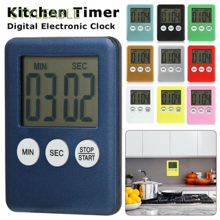 STYLEABLE Portable Kitchen Timer Multifunction Digital Electronic Clock Count-Down Up LCD Display Magnetic Smart Home Touch Screen Cooking Alarm/Multicolor