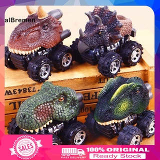 Día de los niños creativo simulación dinosaurio modelo tire hacia atrás Mini coche de juguete