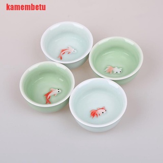 {kamembetu} taza de té china de porcelana Celadon pescado taza de té Set tetera vajilla cerámica UUE