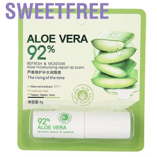Sweetfree 4g extracto de Aloe hidratante nutritivo bálsamo labial brillo belleza maquillaje herramienta cuidado (3)