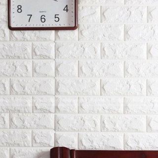 pegatina de pared autoadhesiva 3d ladrillo pegatinas impermeable espuma papel pintado para cocina sala de estar tv pared decoración del hogar (9)