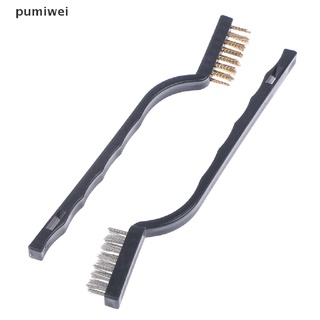 pumiwei 3/12/15pcs 170 mm alambre de acero latón cepillo mini cepillo pulido cepillos co (8)