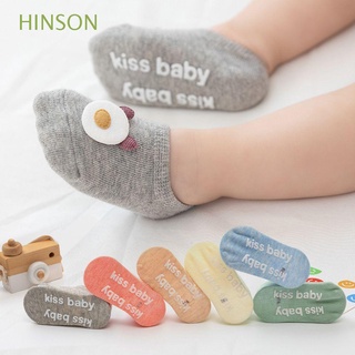 hinson niñas bebé calcetines de bebé antideslizante suela recién nacido piso calcetines de 1-3 años de edad otoño niño algodón suave grueso de dibujos animados/multicolor