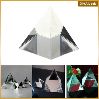 50mm crystal pyramid prism quadrangular craft optical statue