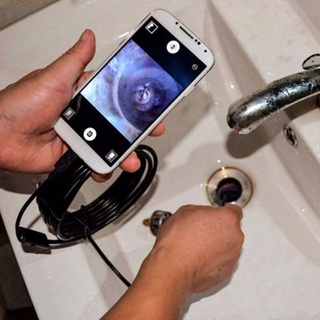 #eml 6led 7mm lente endoscopio impermeable inspección borescope cámara para android