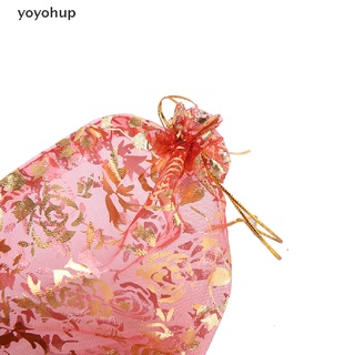 yoyohup 18*13cm 10pcs joyería bolsa de regalo bolsas de boda favores organza bolsas decoración co (2)