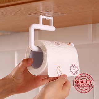 S/L Household Bathroom Towel Rack Kitchen Cling Film Non-Marking Perforation Paper Stand Rack A8H4