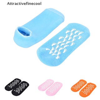acco spa gel hidratante calcetines de blanqueamiento tratamiento duro seco agrietado cuidado de los pies de la piel, nuevo