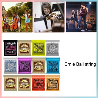ERNIE BALL Cuerdas de bola mc Ernie/cuerda de cuerda de Burly para guitarra eléctrica/ukelele/bajo