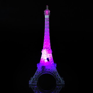 Mesa De Torre Eiffel Romántica LED Luz De Noche Escritorio Boda Dormitorio Decoración Lámpara (5)